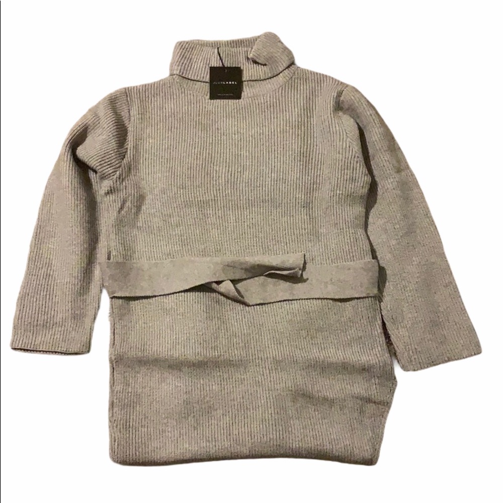 NWT JLUXLABEL Heather Grey Catania Sweater Dress